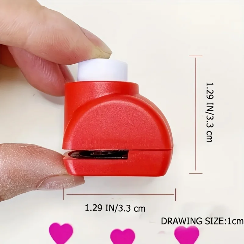 1/6Pcs Mini Scrapbook Punches Handmade Embossing Punch Set Hole Puncher for Cutting Paper DIY Card Craft Calico Printing Tools - 5