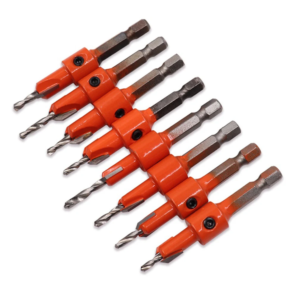 Brand New High-quality Drill Bit Countersink Convenient Home Power Tools Replacement 1/4inch Accessories Counterbore brand new high quality hot sale new 2018 tools deburring kit 125 22mm 360 rotated convenient deburrer practical