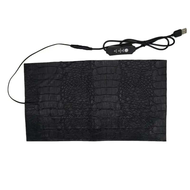 Adjustable USB Heated Pet Blanket for Reptiles