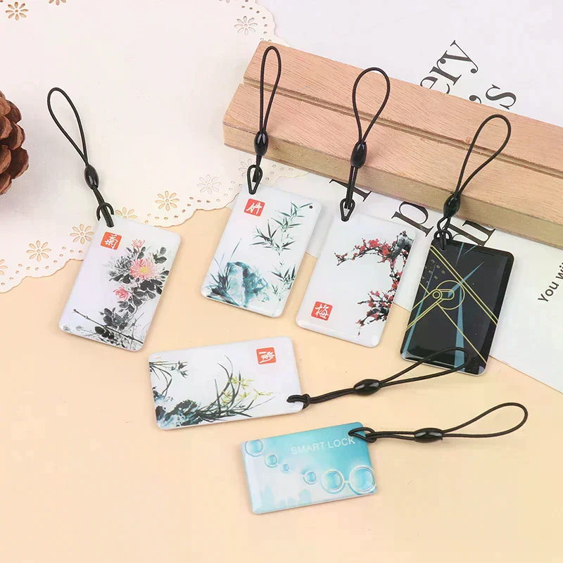 10Pcs 13.56Mhz IC 카드 TTlock BLE 전자 스마트 도어 잠금 카드 디지털 스마트 지문 잠금 장치 소형 RFID 카드 잠금 해제