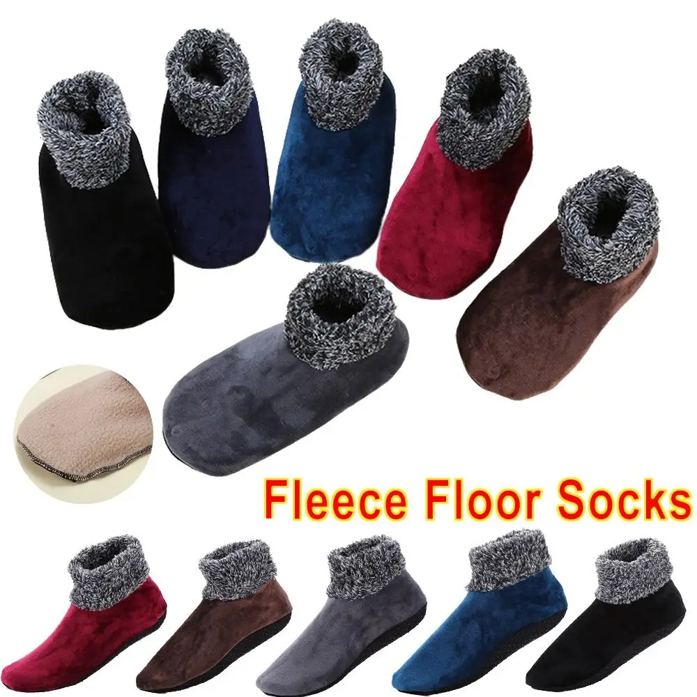 

Thicken Floor Socks Winter Autumn Warm Stretchy Thermal Socks Comfortable Fleece Fleece Socks Women Men