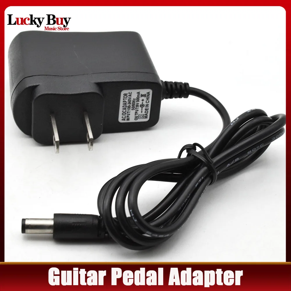 

1PCS High quality AC/DC 9V Switching Power Supply For guitar foot pedal Effect adapter Reverse Polarity Negative Inside