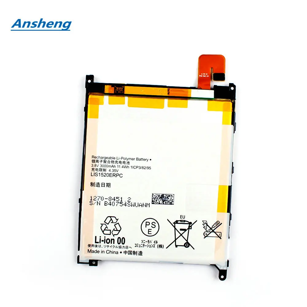 

Original 3000mAh LIS1520ERPC Battery For Sony Xperia Z Ultra XL39 XL39H C6802 C6806 C6833 Togari L4 ZU