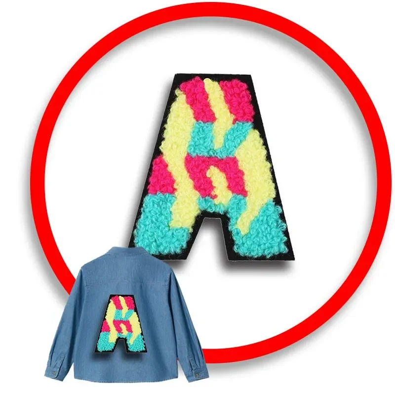 

Hot Sale 1pcs Letter Patch Stickers Iron On Patches for Clothing Sewing Embroidery Fusible Applique Badge Decoration Stripes