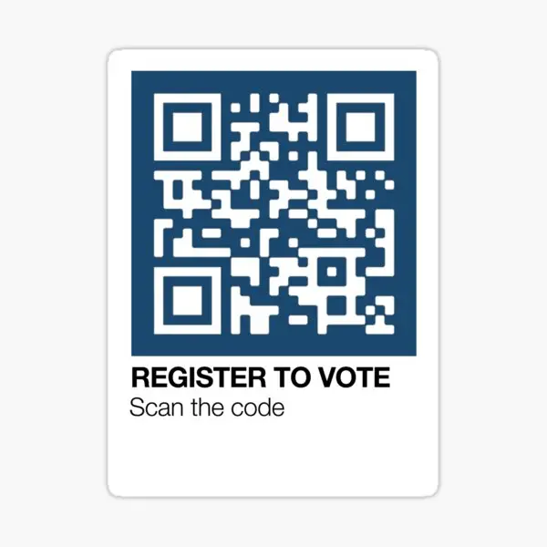 Registrati Per Votare Pantone Swatch Qr Co 5Pcs Adesivi Per Paraurti Stampa Adesivi Per Bambini Laptop Casa Cartone Animato Sfondo Soggiorno