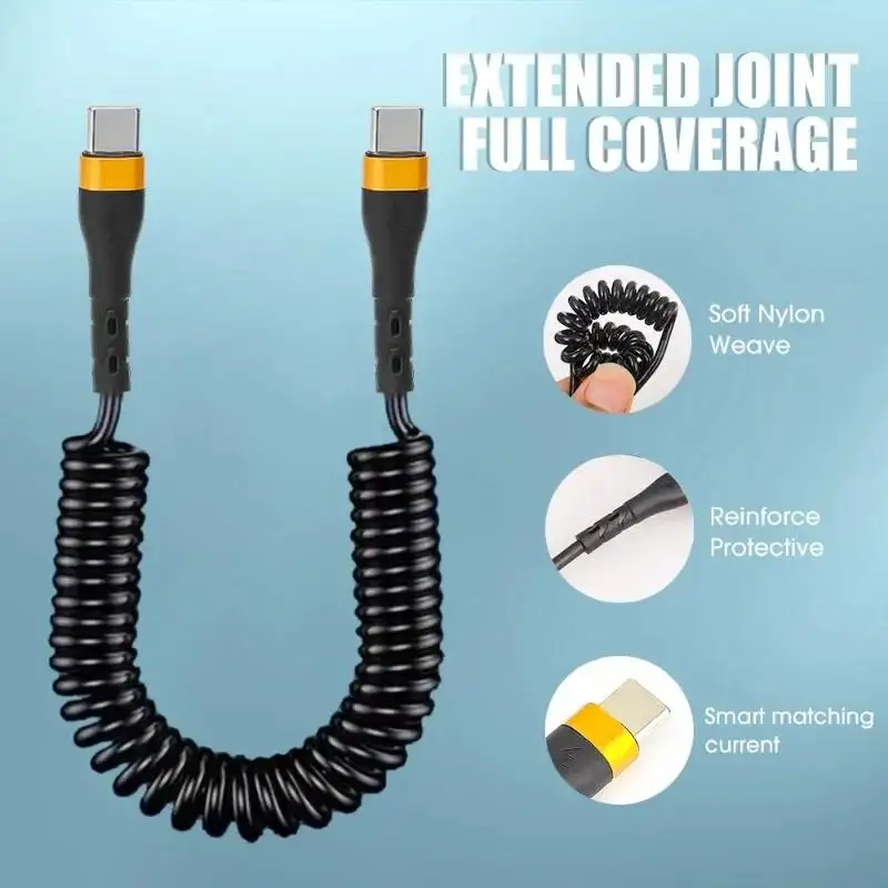 Type C Fast Charging Cable with TPU and Copper Wire
