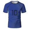 Anime Blue Lock MICHAEL KAISER 3D  Men's T-shirt Plus Size Fashion Sports Short Sleeved Tees Sports Tshirt Kids Tops 2025 4