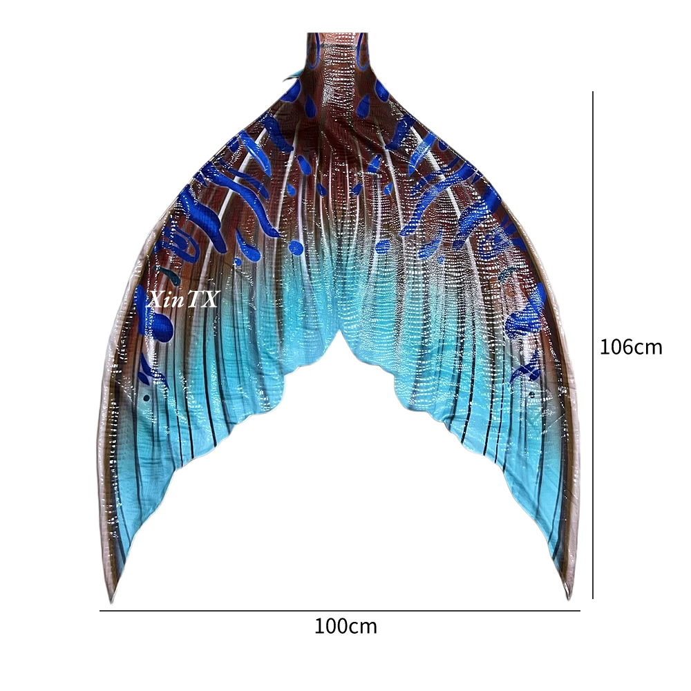 Adult Mermaid Tail Thin High Elasticity Super Shiny Hot Stamp Bronzing New  Fabric Like Fish Printing Aquarium Swimming - AliExpress