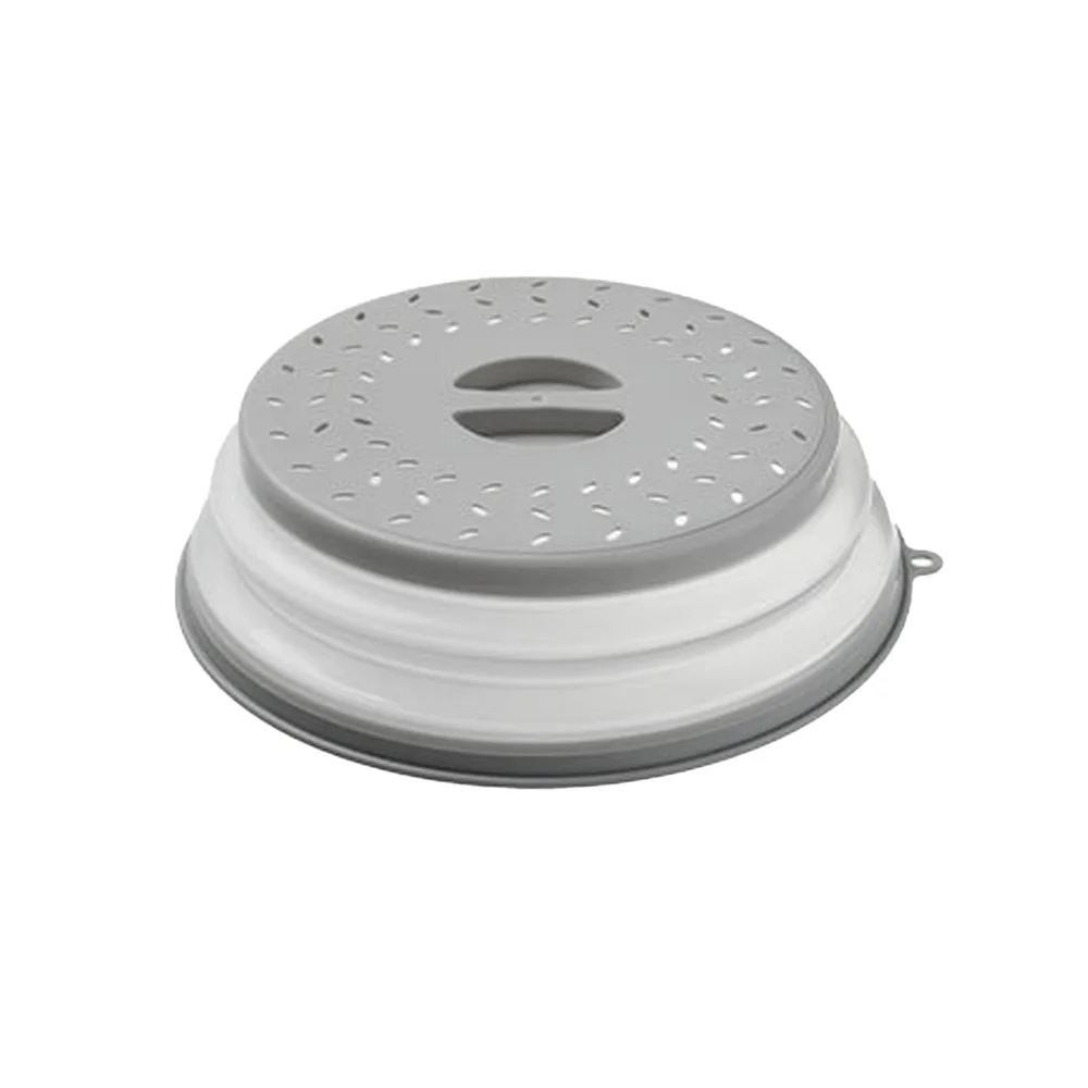 Silicone Microwave Splatter Cover Reusable Foldable Lid Hook for Cooking Stove Top Splash Guard Food Fresh-Keeper
