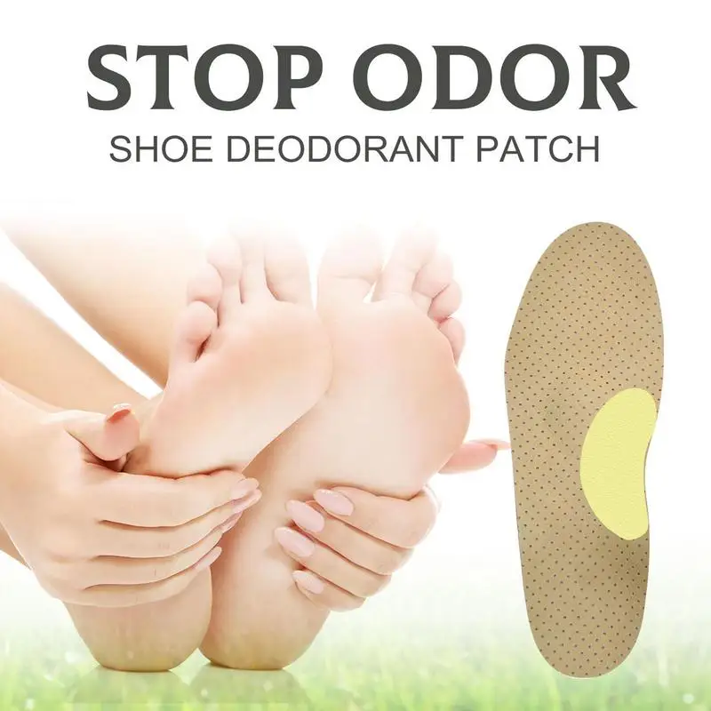 Shoes Odor Remover Deodorant Patch Lemon Athlete's Foot Soothing Insole Stickers Antibacterials Antiperspirant Foot Care 10pcs