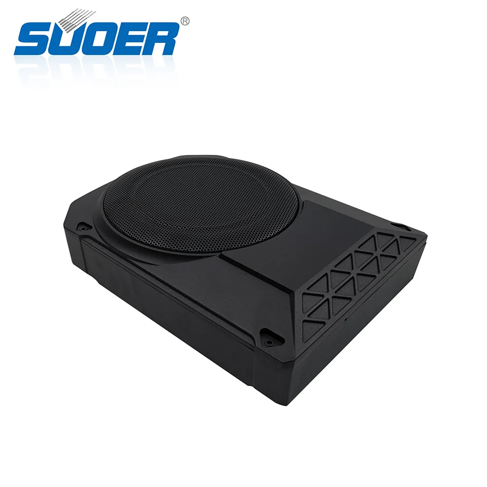 Suoer Se-1013 Spl Skinny Size Max Power 360W Subwoofer Per Auto 10 Pollici Sotto Il Sedile Rms 150W Subwoofer Per Auto