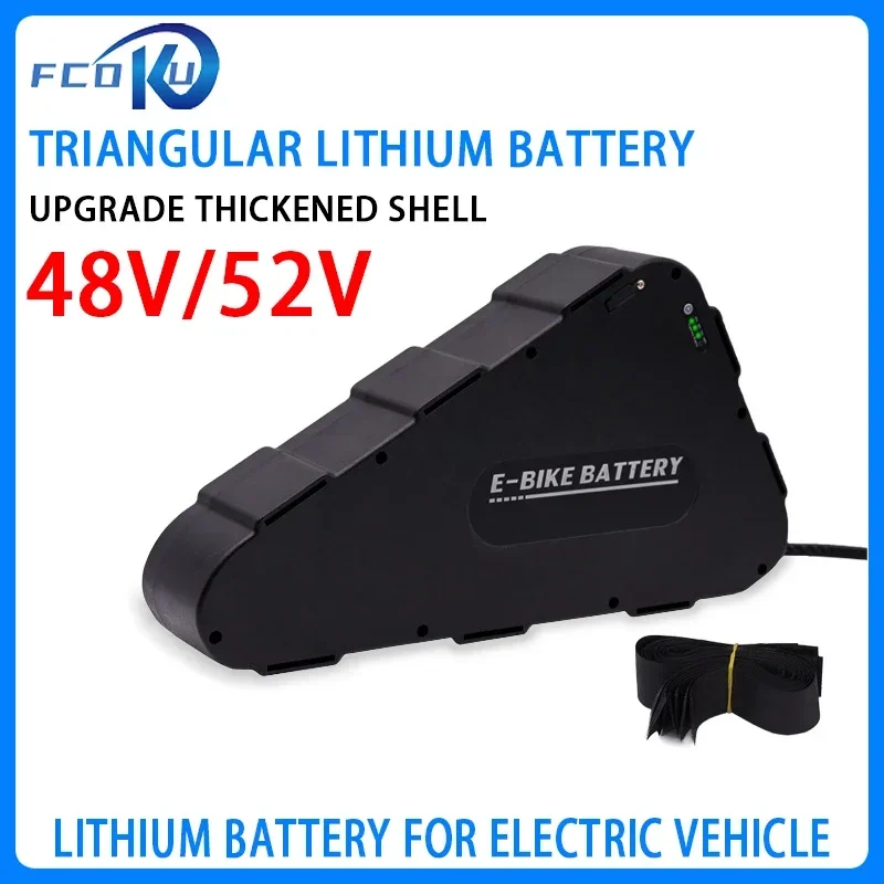 

New 48V 20Ah Triangular Lithium Battery Electric Vehicles,Used for Mountain Bike Beam Hanging Lithium Battery Pack.