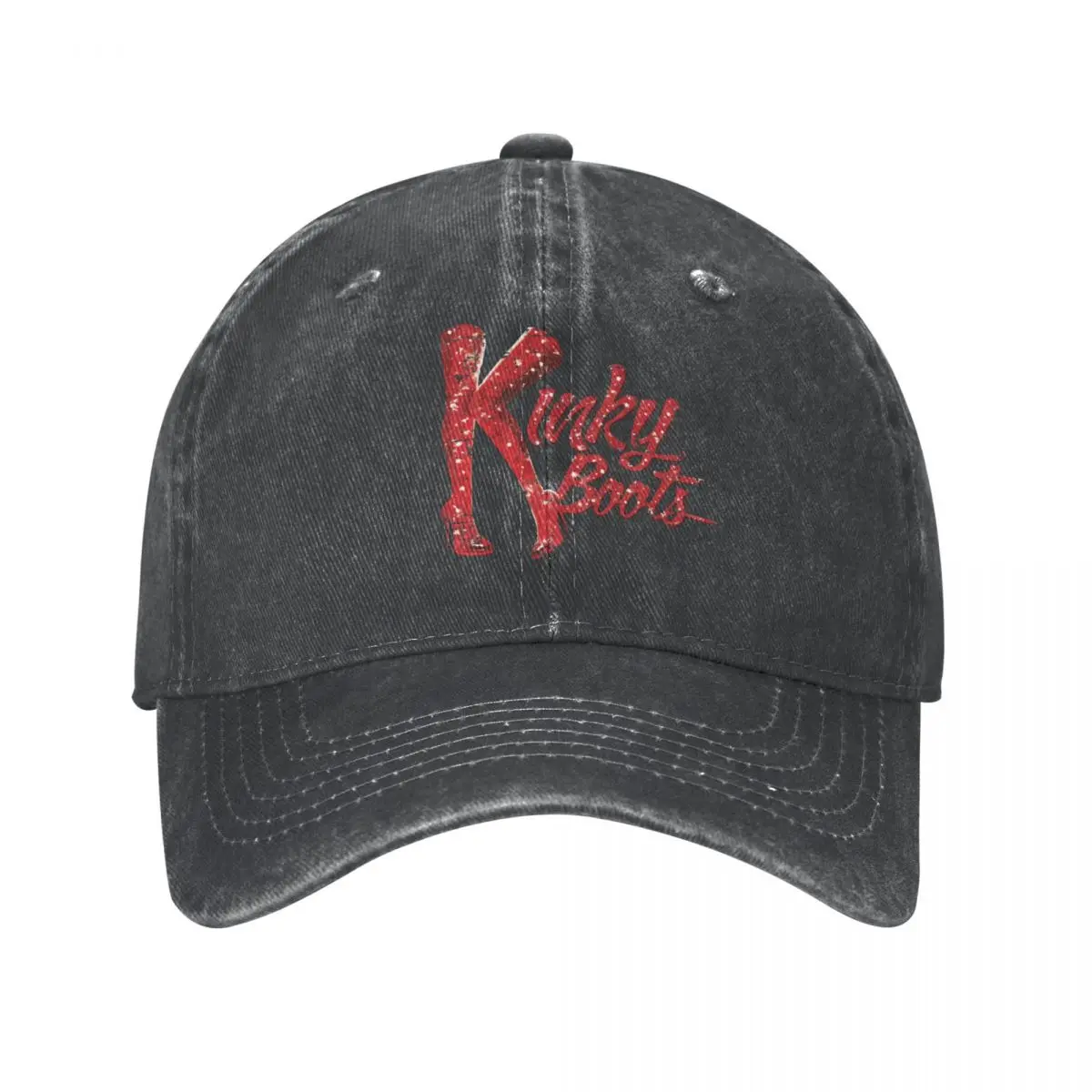 

Kinky Boots Red Distressed Retro VintageCap Cowboy Hat Golf winter hat Winter cap woman Men's