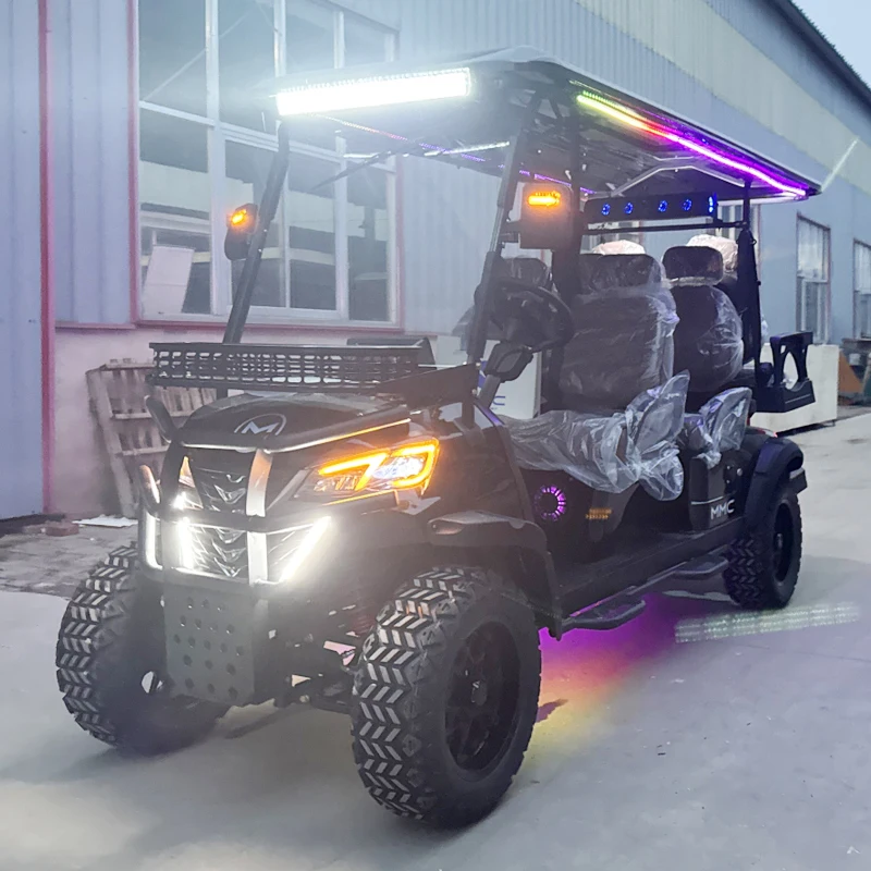 New Design MMC High Quality Low Speed Off Road 72v Electric Golf Car Golf Cart with CE DOT
