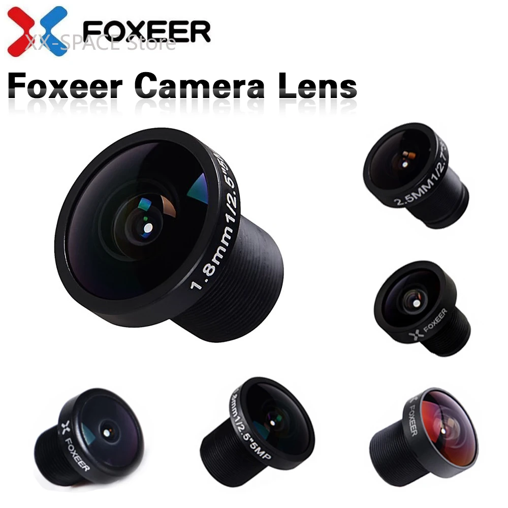 

Foxeer Camera Lens 1.7/1.8/2.1/2.5mm/M8/M12 Wide Angle Digisight 3 & Apollo Digisight Lens for Toothless/Predator/Falkor Camera