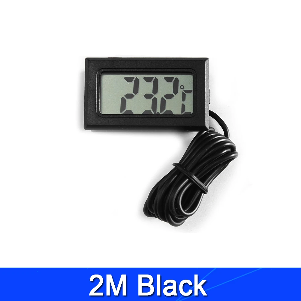 Waterproof LCD Digital Thermometer with Wide Temperature Range for Indoor and Outdoor Use