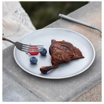 Titanium Camping Plate 1