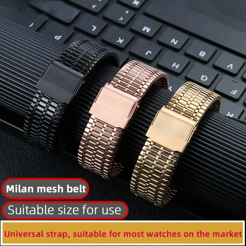 Cinturino In Rete Milano Cinturino Universale In Metallo Per Tissot Iwc Omega Longines Catena Per Orologi A Sgancio Rapido In Acciaio Di Precisione Pe