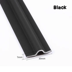 Acoustic Insulation Foam Weather Seal Strip for Windows and Doors - Windproof and Soundproof Gap Filler (A Type - Black)