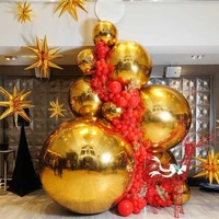 Hot  Inflatable Mirror Ball Large Event Decoration Balloon PVC Disco Balls Shinny Sphere Gazing Globe Mirror Ball  For Party 2
