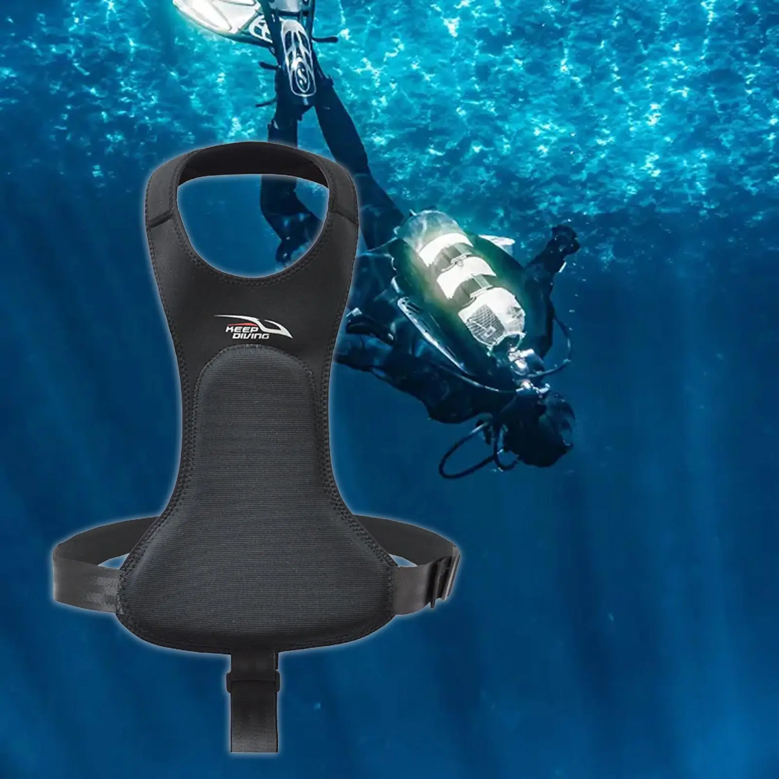 

Diving Chest Loading Pad Soft Hunting Fish Breast Pad Multifunction Sturdy