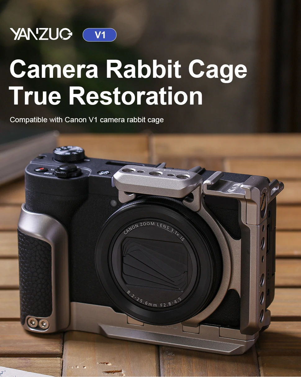 Camera Bracket For Canon V1 Metal Protective Quick-Release Plate V1 Camera Cage