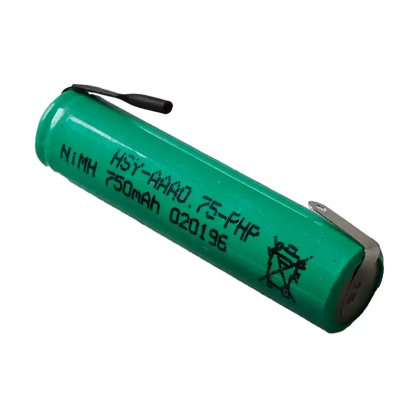 Alibaba777 ペイジ 1.2V AAA 750mAh Rechargeable Battery NiMH with welding tabs For
