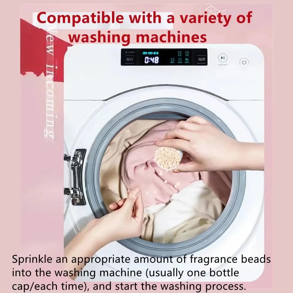Cubicseven 240g Washing Detergent Clothes Laundry Lasting Fragrance Beads Clean Clothing Laundry Softener Fabric Scent Boosters