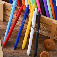 Colorful Pens Custom Names Text Retractable Ballpoint Pens Personalized Pens Laser-Engraved Logos Office & School Supplies Gift 5