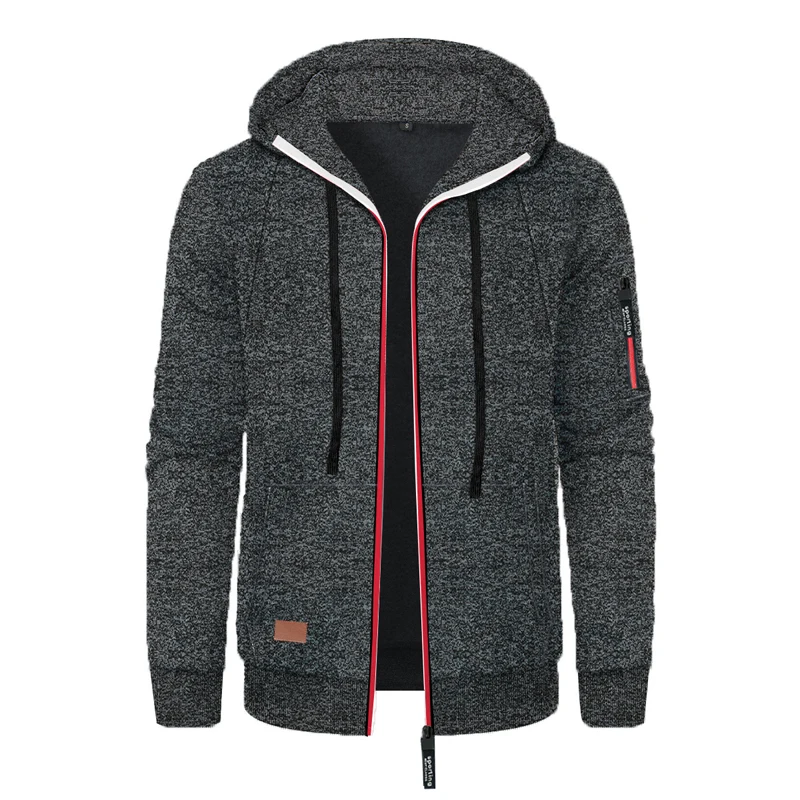 Animal Game Outdoor Men's Workout  Athletic  Hoodies Zipper Jacket Coat Solid Sweatshirts Sport Outerwear Lightweight Work Coats