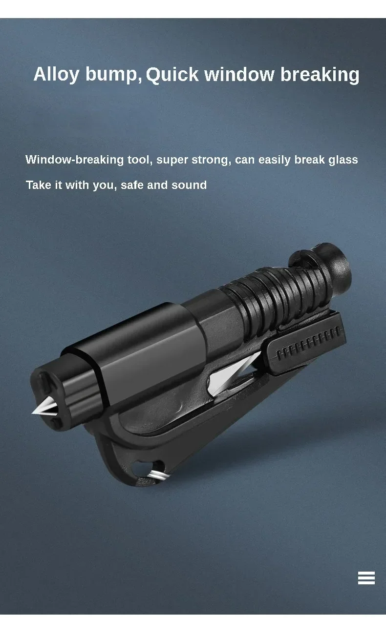 Safety Hammer with Rescue Whistle, Car Escape Tool