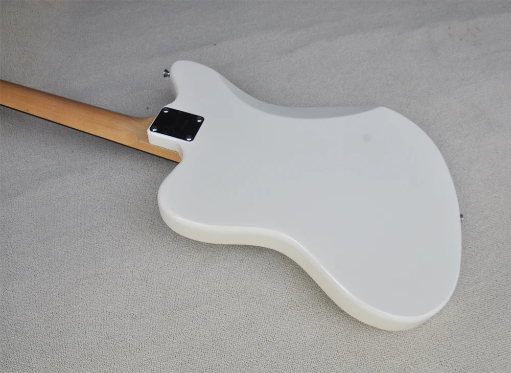 Cream 6 Strings Electric Guitar with Rosewood Fretboard,Dot Inlay,Customizable