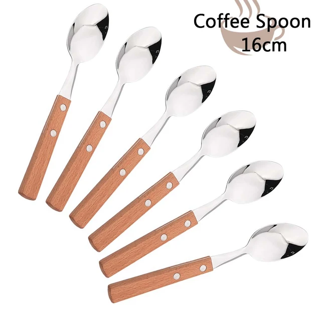 6 -Piece Stainless Steel Cooking Spoon Set