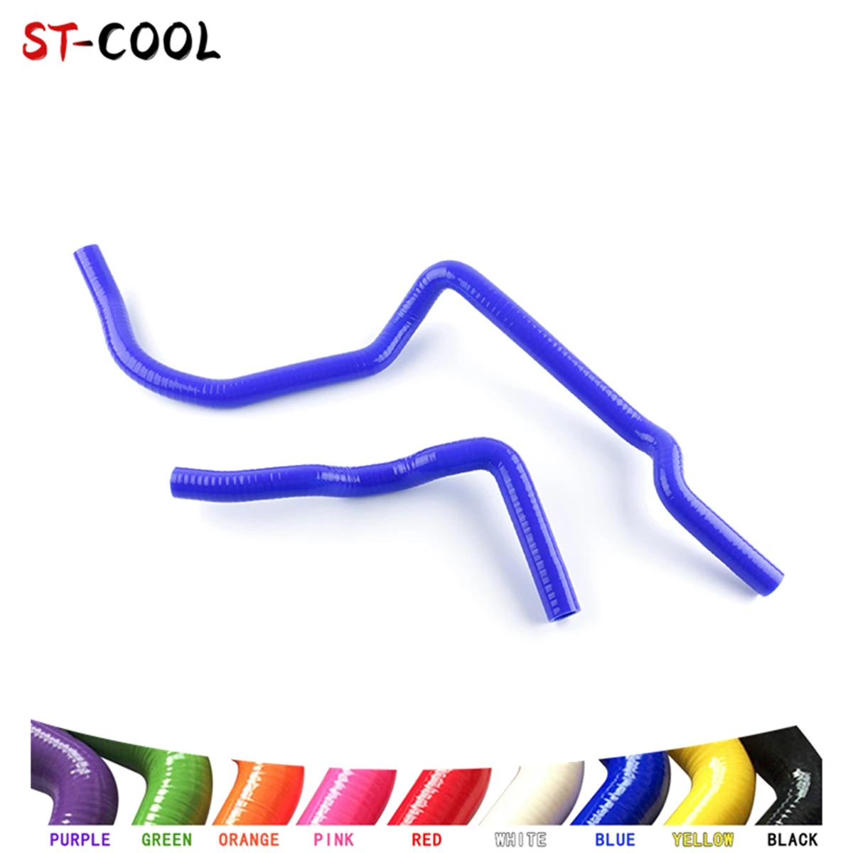 For 06-10 Yamaha Wolverine 450 YFM450FX 4×4 2006 2007 2008 2009 2010 ATV Silicone Tube Radiator Coolant Hose Kit 10 Colors