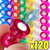 Mini Colorful Magentic Pushpins Whiteboard Map Magnet Push Pin Strong Magnet Refrigerator Pushpin Home Office Supplies Wholesale