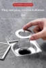 Stainless Steel Floor Drain Filter Mesh Kitchen Sink Anti-clog Filter Bathroom Hair Catcher Home Shower Strainer Drains Net 3