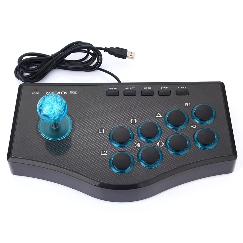 Rise-Wired Game Controller Game Rocker Usb Arcade Joystick Usbf Stick Per Ps3 Computer Pc Gamepad Console Di Gioco