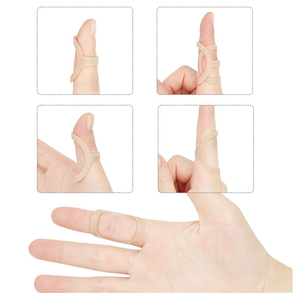 E Oval Finger Splint, Finger Splint, Support and Protection for Arthritis, Stabilizer Brace-5, 6, 7, 8, 9 Sizes
