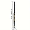 3pcs Long-Lasting Waterproof Black Eyeliner Pencils - Smudge & Sweat Proof for Bold Eye Makeup, Perfect Gift 3