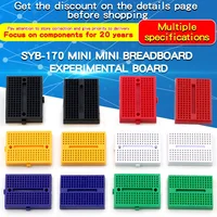 2PCS SYB-170 Mini Solderless Prototype Experiment Test Small Breadboard Kit With 170 Tie Points Plus Adhesive Back 35*46*8mm - Image 2