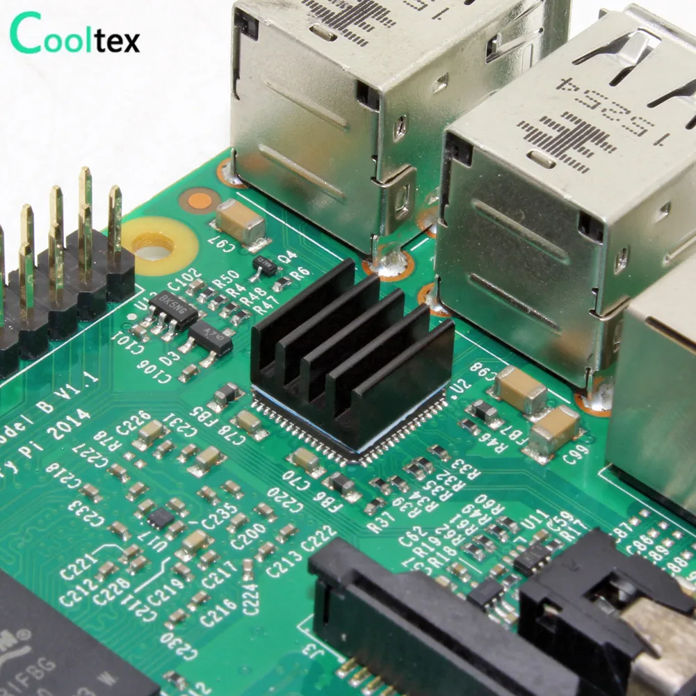 Electronic Chip Cooler Aluminum Heatsink Mini Heat sink For Electronic RAM MOS IC Chip 3D Printer Raspberry Pi Cooling electronic chip cooler cpu radiator cooler cpu cooler