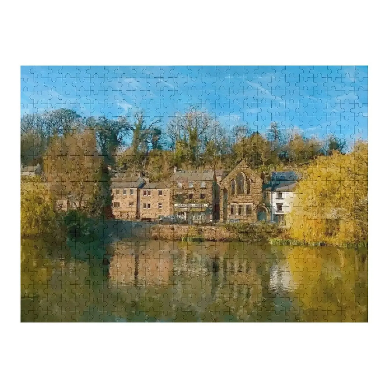 Scarthins Bookshop, Cromford, Derbyshire Jigsaw Puzzle Name Wooden Toy Adult Wooden Woodens For Adults Puzzle