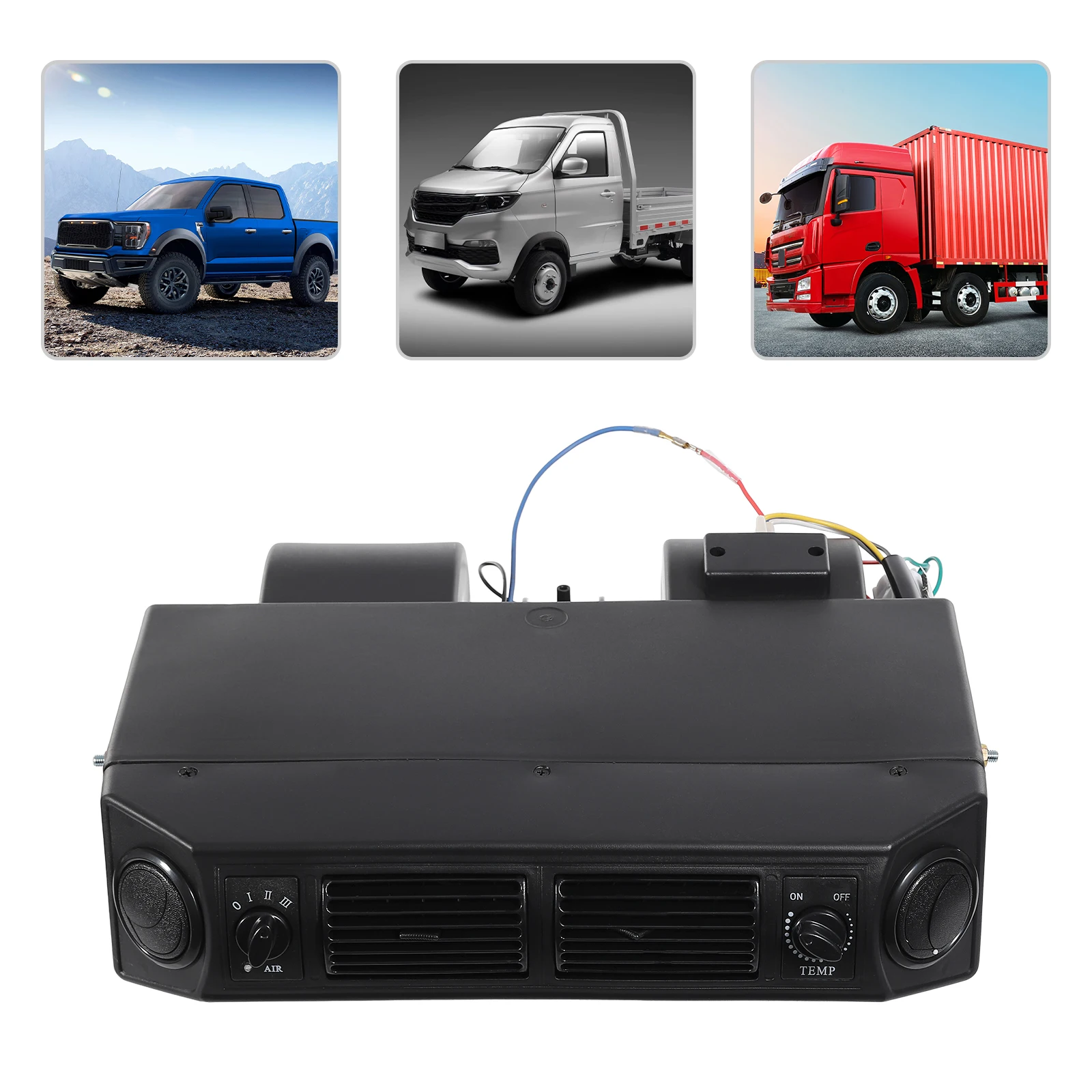 CNCEST 12V Front A/C Evaporator Heater & Cool W/Electrical Thermostat