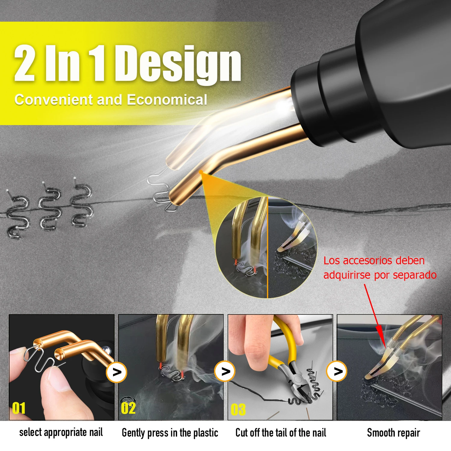 Горещо изглаждане с заваръчен пистолет