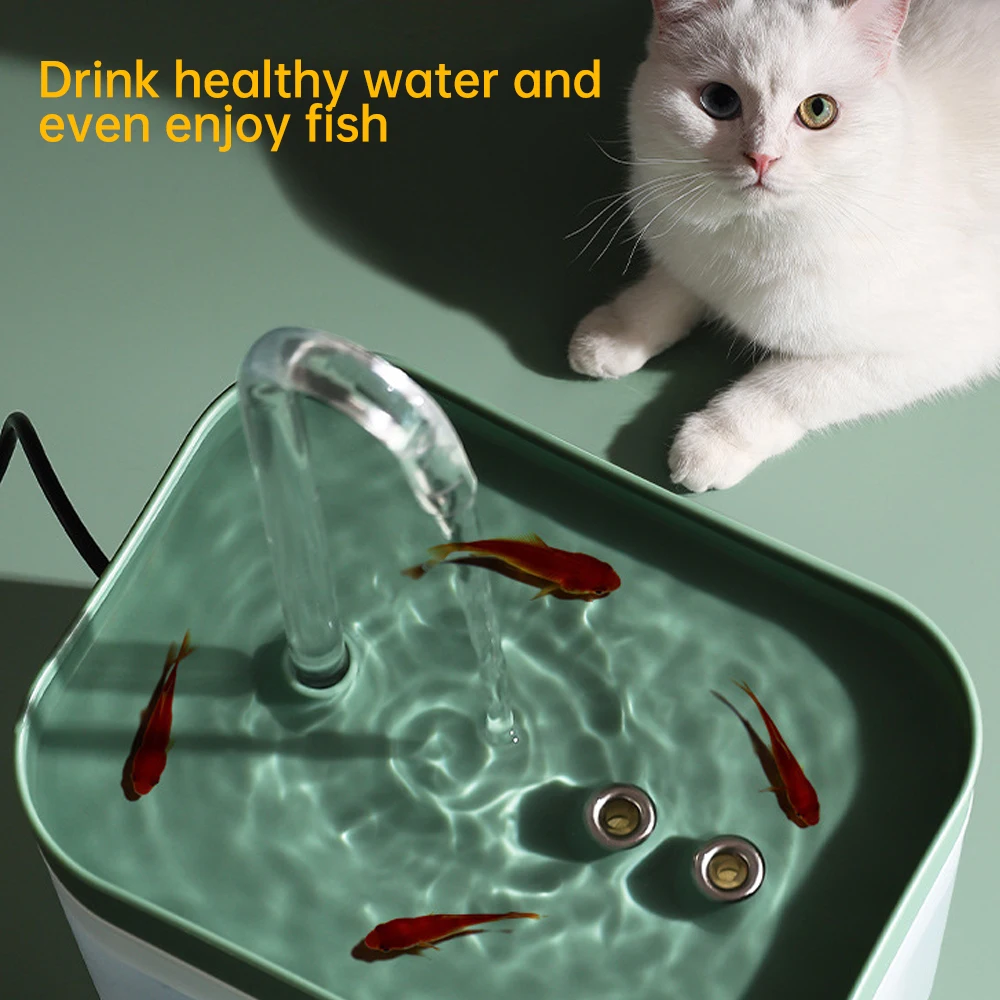 Title 2, Cat Water Fountain Filter 1.5L Automatic USB El...
