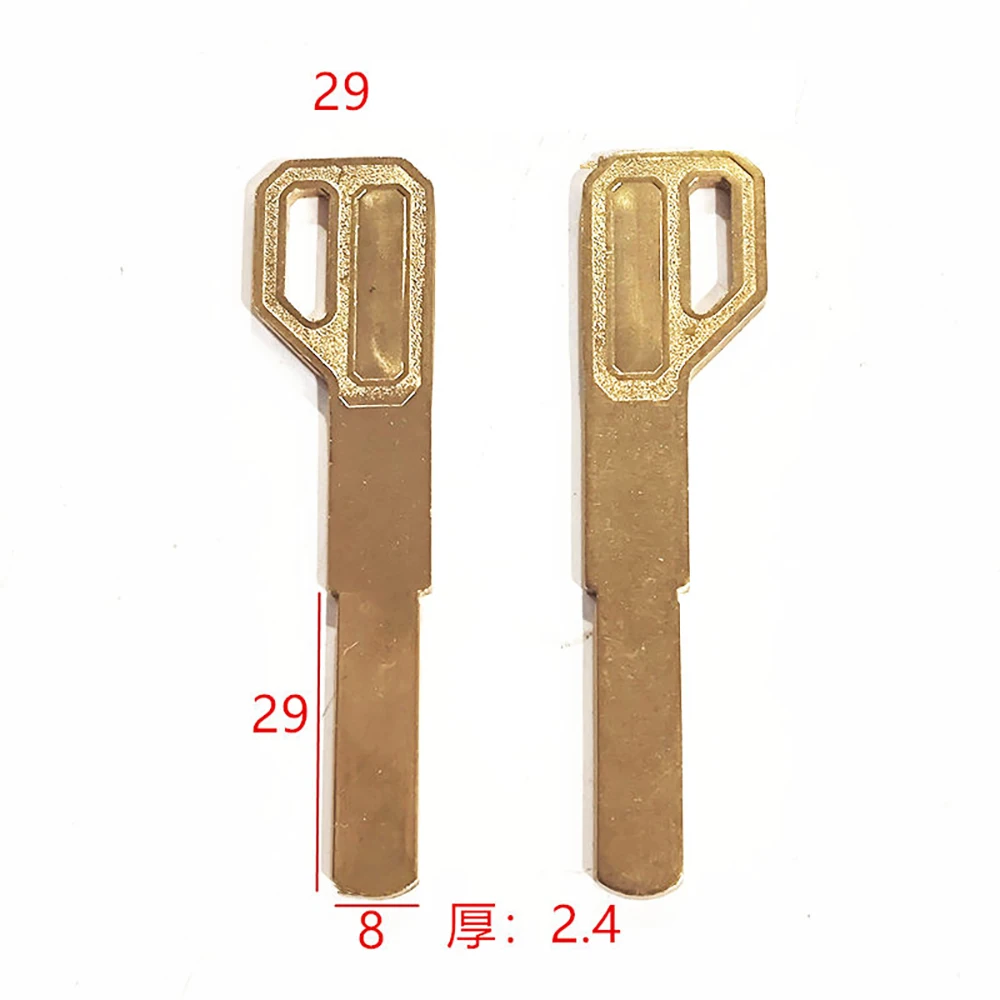 Lock Key Blanks Lock Cylinder Double Sided Flat Panel Padlock Key Blanks 10 pcs/lot