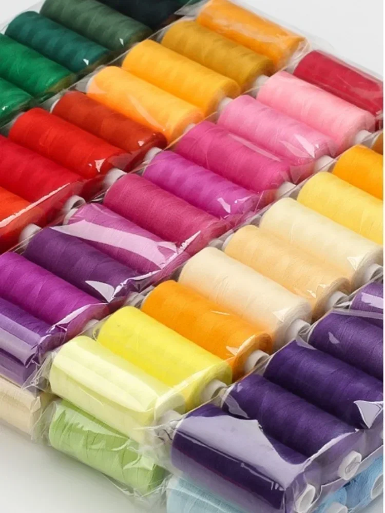 Sewing Thread 10 Rolls / Set Polyester 402 400 Yards For Manual and Mechanical Use DIY
