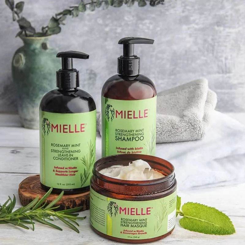 Rosemary Hair Mask Mint Split Ends Dry Nourishing Hair Growth Treatment Bald Strengthening Anti Hair Loss Essential Oil Regrowth