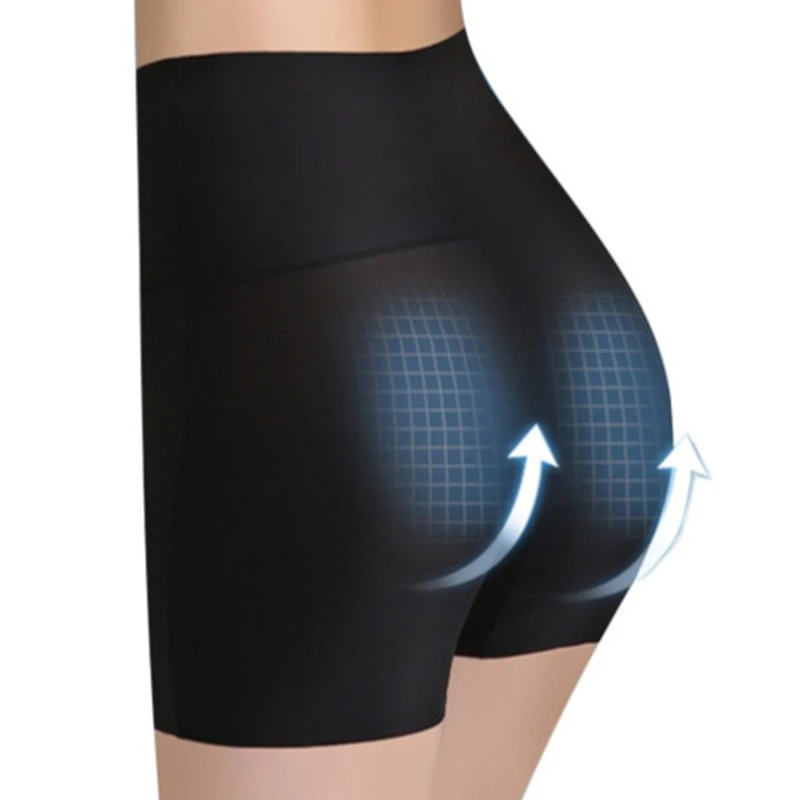 Women's Safety Pants Thin Section Seamless High-waist Outerwear Tight Sports Bottoming Shorts Under Skirt Panties Underwear safety shorts,workout shorts,high waist shorts,safety pants