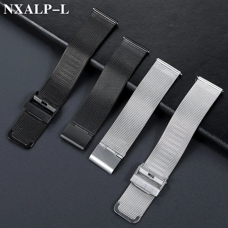Elegant Milanese Mesh Stainless Steel Watch Band - Sleek and Durable 1.5mm Thickness Strap
